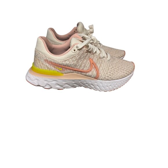 Nike React Infinity Run Flyknit 3 Womens Shoes Sail Light Madder Root Size 6.5 - Picture 2 of 10